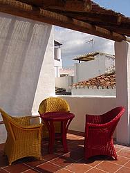 A Terrace of a Spanish Property