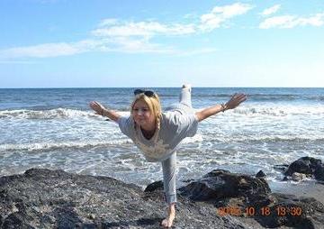 Yoga på kysten