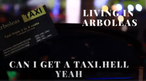 Going out and need a Taxi is this possible in Arboleas 